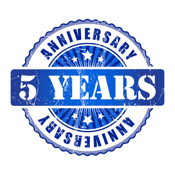 Штамп пятилетия
.