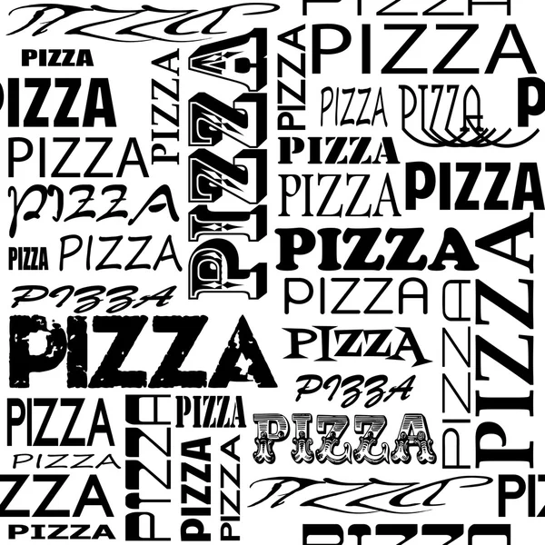 "Pizza" wzór. — Wektor stockowy