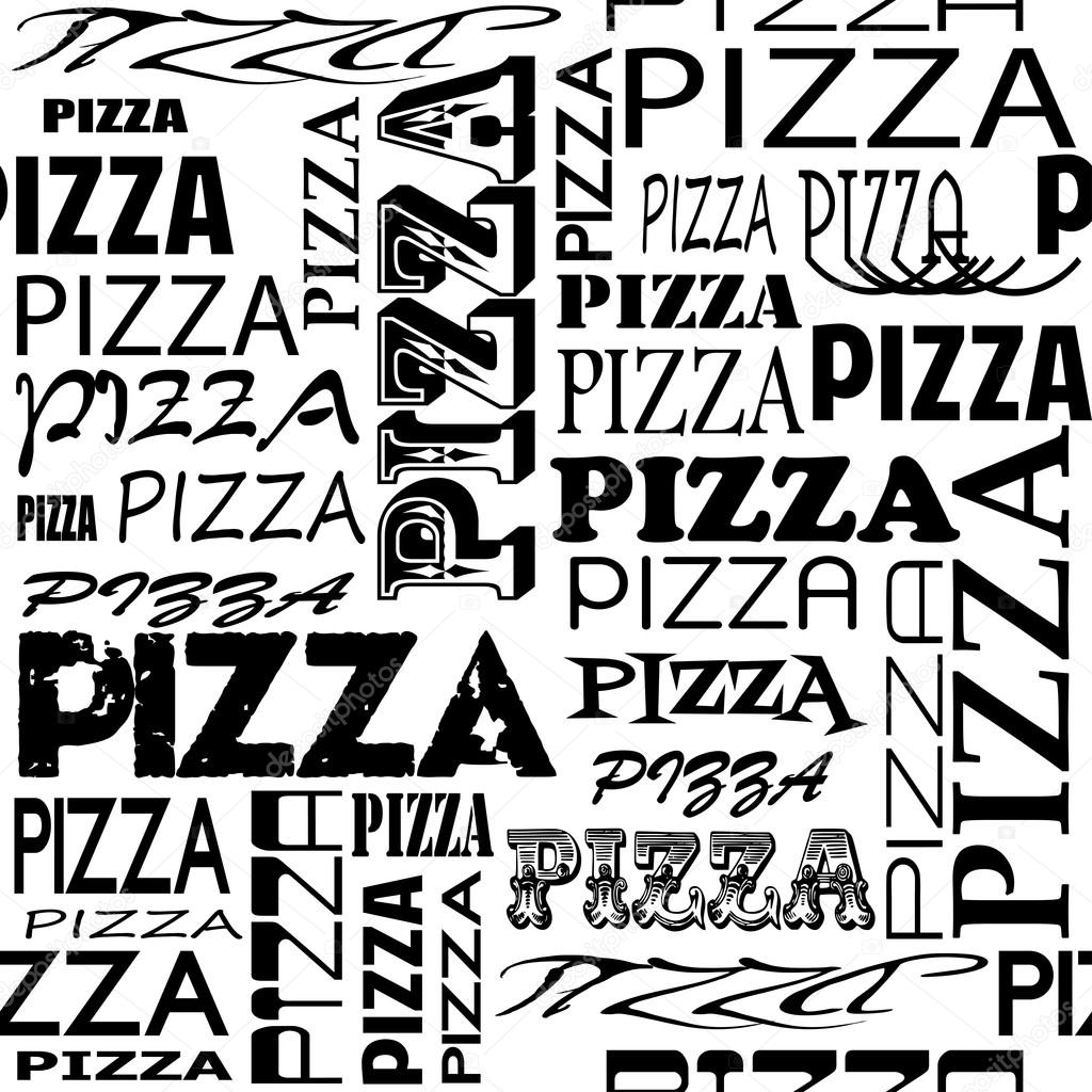 Бесшовный Рисунок "Пицца. Векторное Изображение ©GalaStudio 63940221