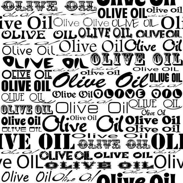 Olio d'oliva modello senza cuciture — Vettoriale Stock