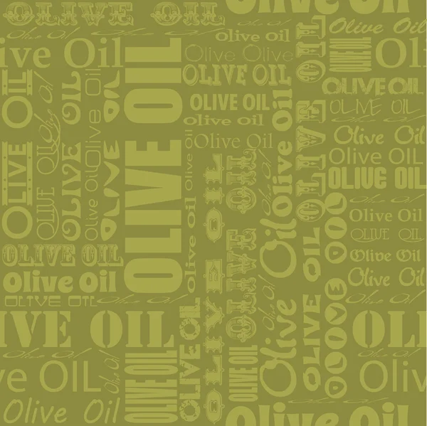 Olijfolie naadloze patroon — Stockvector