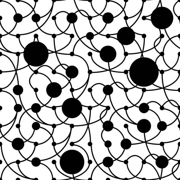 Cercle abstrait motif sans couture — Image vectorielle