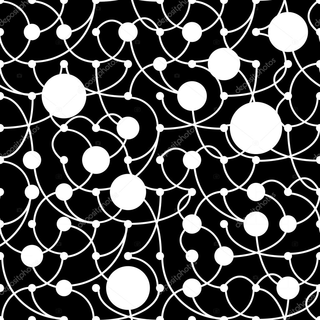 Abstract circles seamless pattern