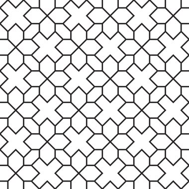 Sorunsuz Girih geometrik desen.
