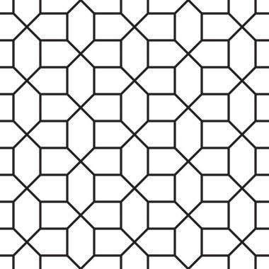 Sorunsuz Girih geometrik desen.