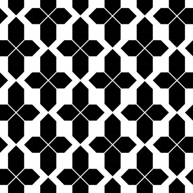 Dikişsiz vintage geometrik desen.