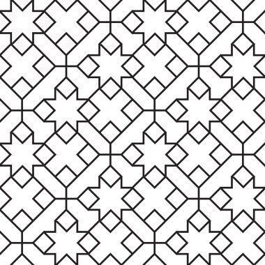 Sorunsuz Girih geometrik desen.