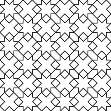 Sorunsuz Girih geometrik desen.