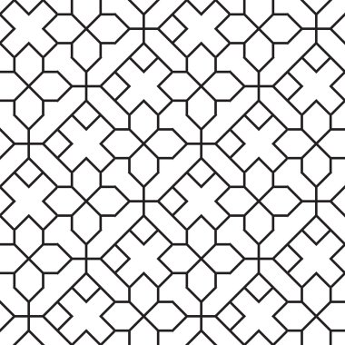 Sorunsuz Girih geometrik desen.