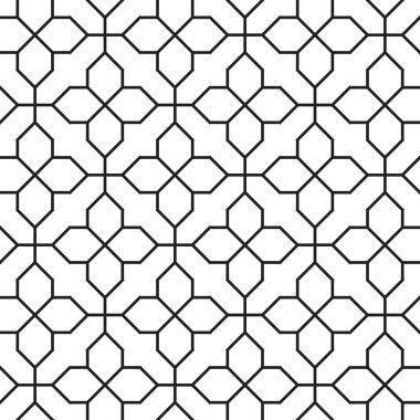 Sorunsuz Girih geometrik desen.