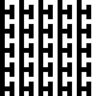 Dikişsiz vintage geometrik desen.