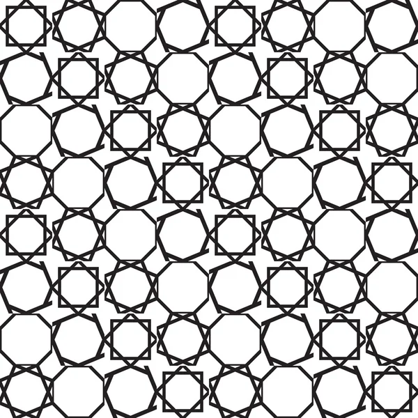 Sömlös vintage geometriska mönster. — Stock vektor