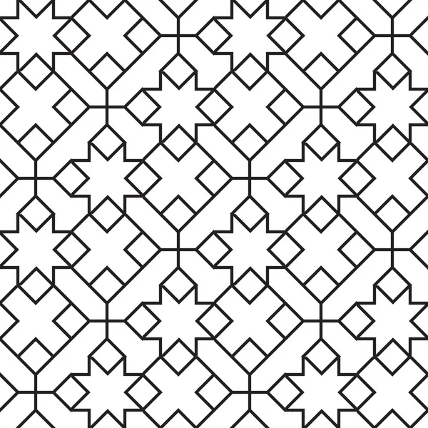 Sömlös Girih geometriska mönster. — Stock vektor