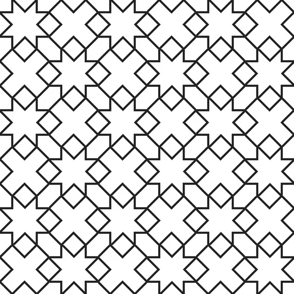 Nahtloses geometrisches Girih-Muster. — Stockvektor