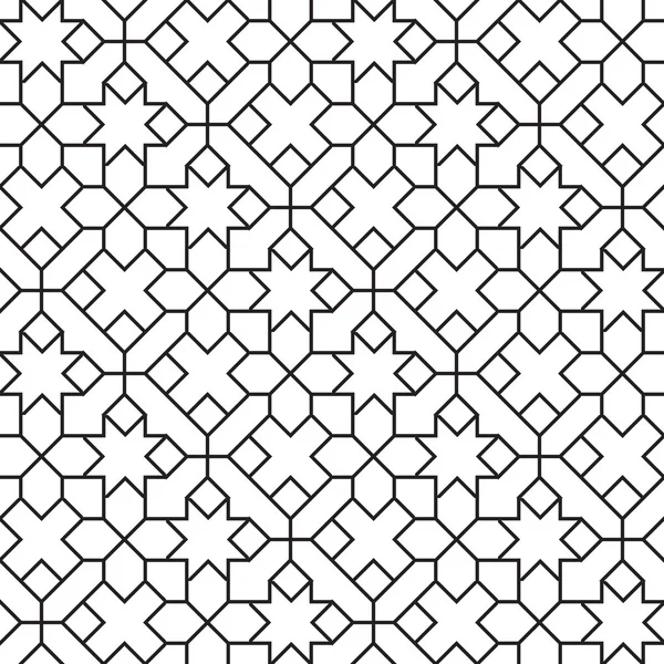 Nahtloses geometrisches Girih-Muster. — Stockvektor