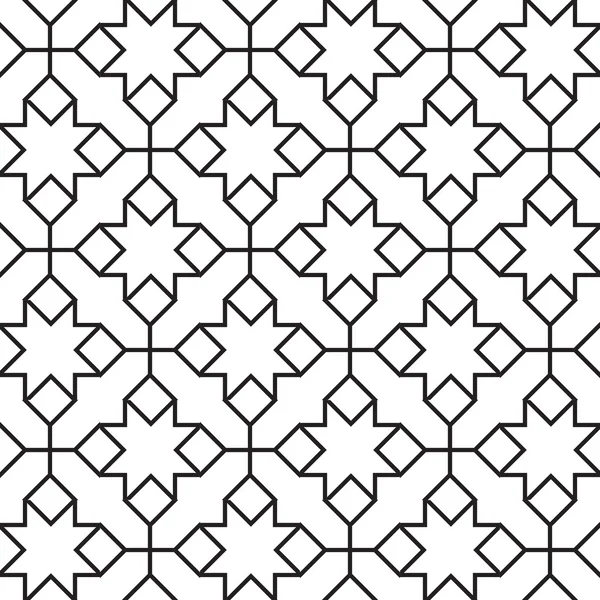 Motif géométrique Girih sans couture . — Image vectorielle