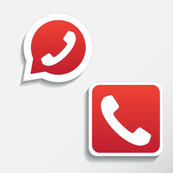Telefoon icons set — Stockvector
