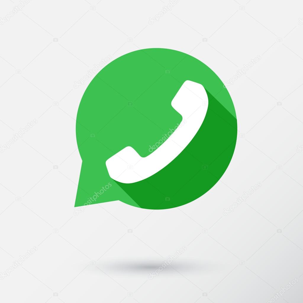 Phone icon in speech bubble