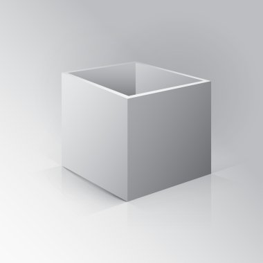 3D Open Box Mockup