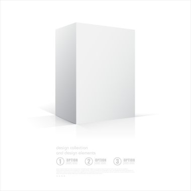 3D Cube parallelogram Mockup