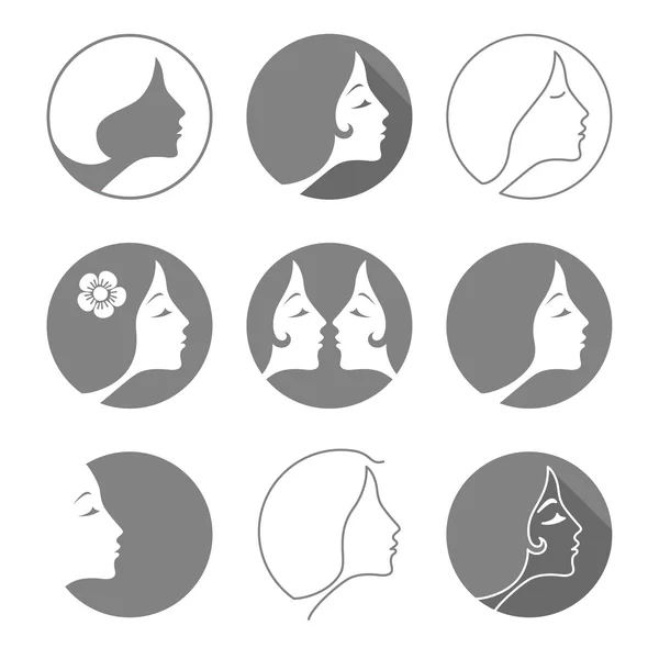 woman fashion icon or logo