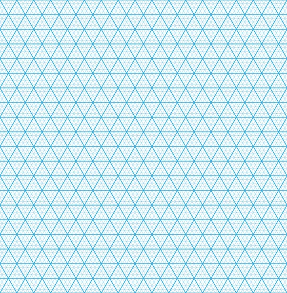 Isometric grid paper seamless pattern — Stock Vector