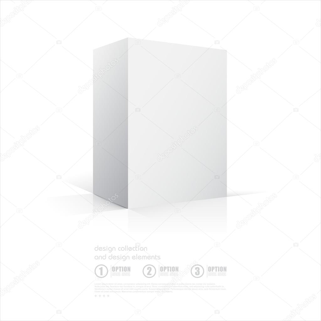 Download 3D Cube parallelogram Mockup — Stock Vector © GalaStudio ...