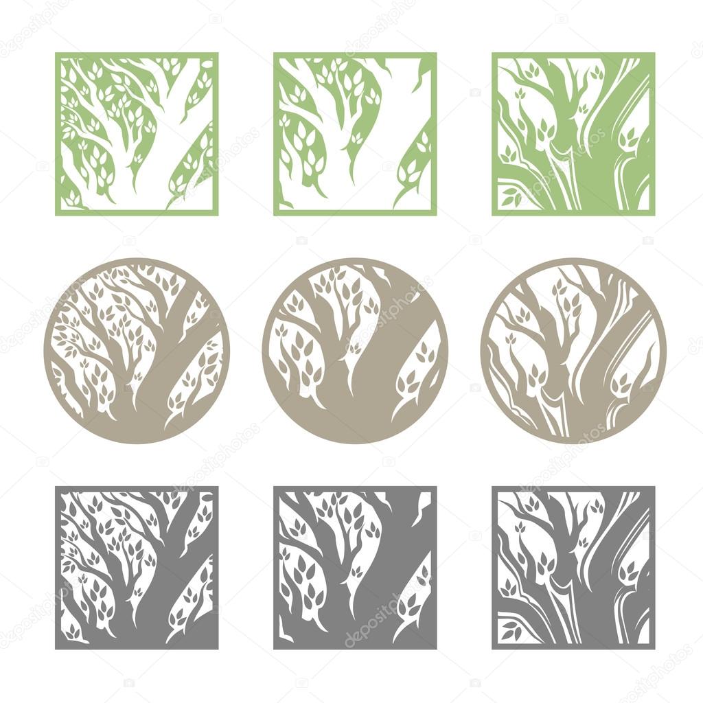 Tree logo template