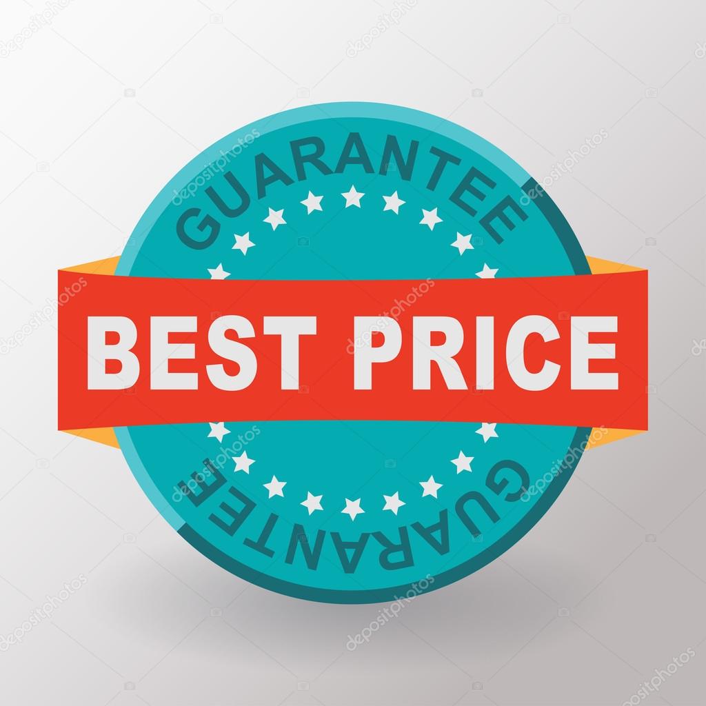 Best price guarantee flat label