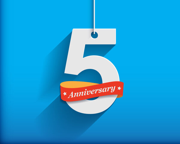 5 юбилейных номеров с лентой
