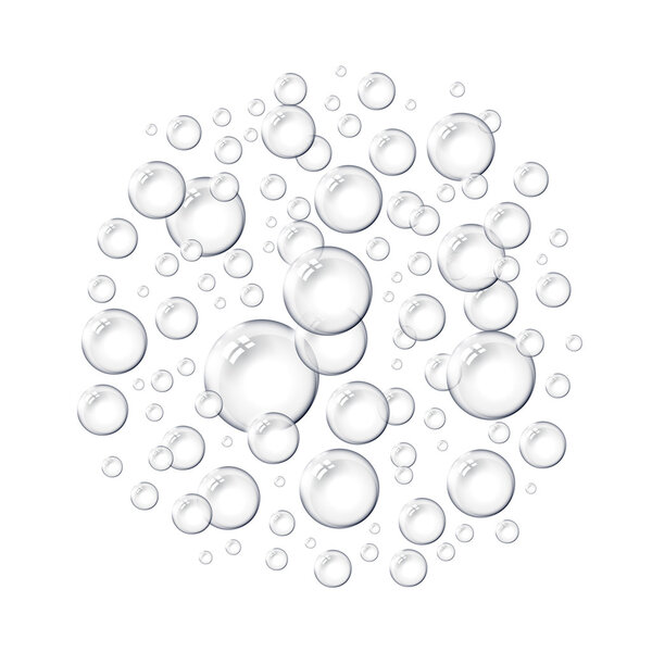 Water bubbles pattern