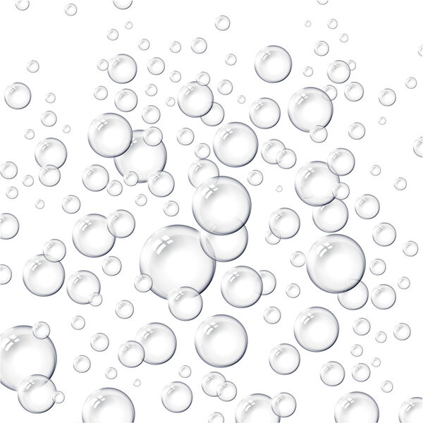 Water bubbles pattern