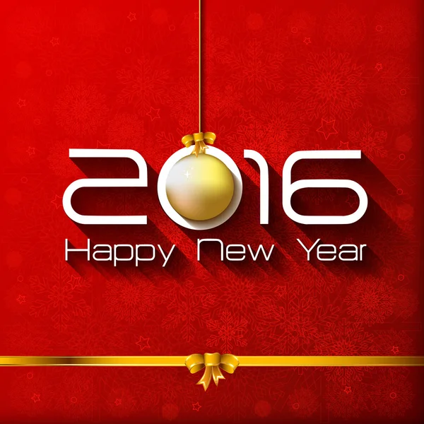 Gott nytt år gratulationskort — Stock vektor