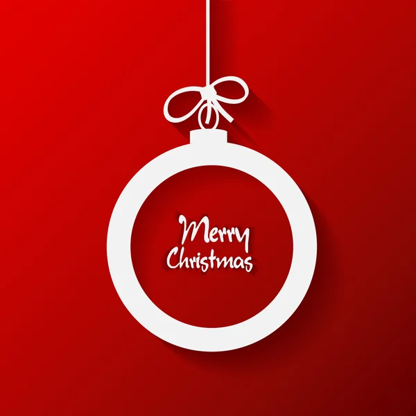 Neşeli Noel top tebrik kartı