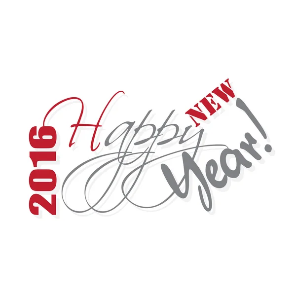 Bonne année 2016 Calligraphie — Image vectorielle