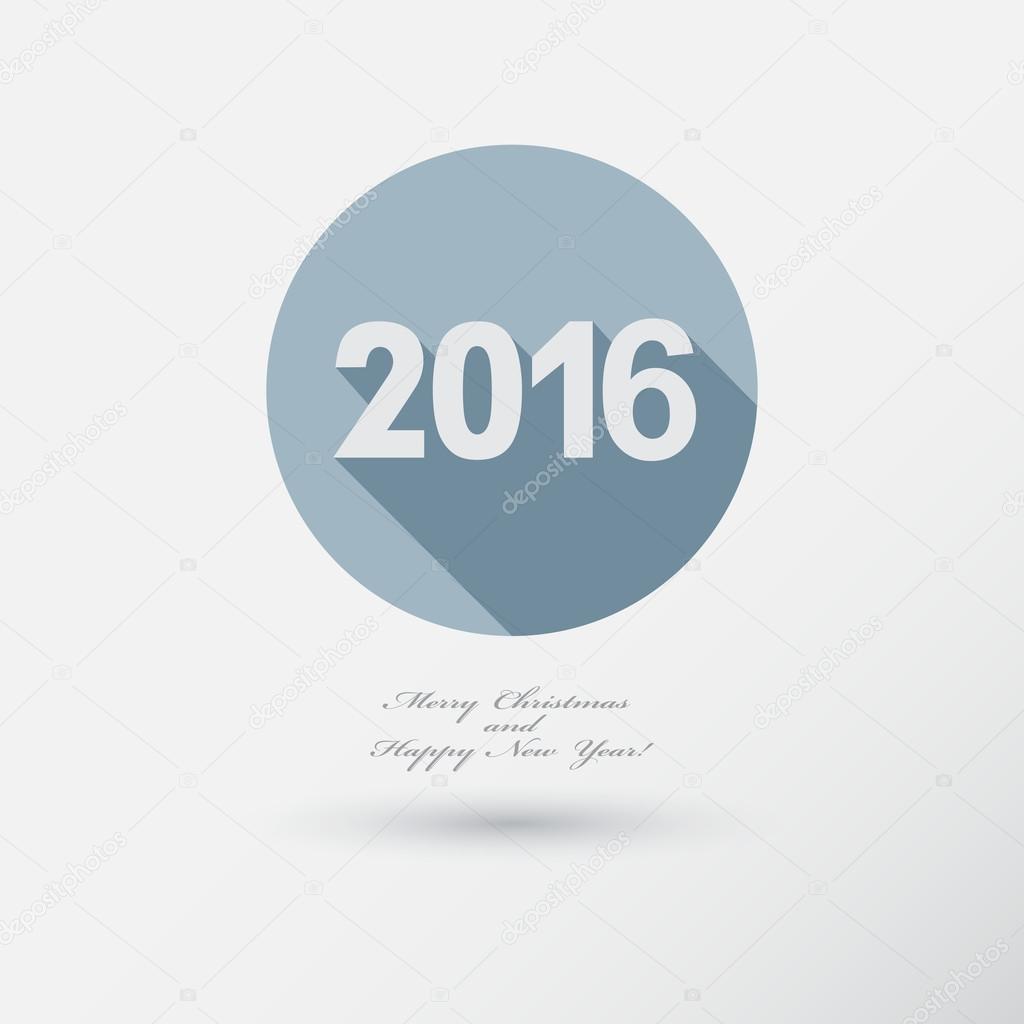 New Year 2016 Icon