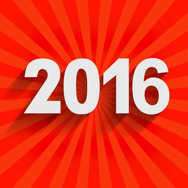 2016 Feliz Año Nuevo fondo — Archivo Imágenes Vectoriales