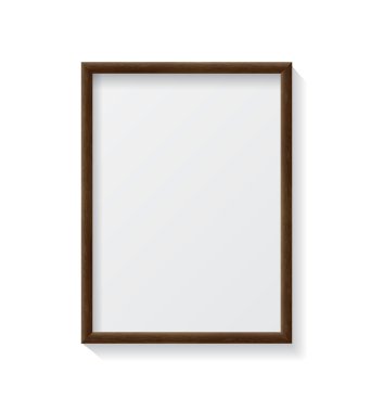 Dark Wood Blank Picture Frame