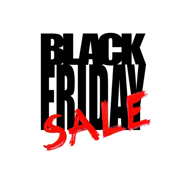 Karta prodeje Black Friday — Stockový vektor