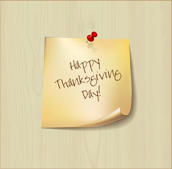 Thanksgiving Day Holiday Typographic Design — Stock Vector