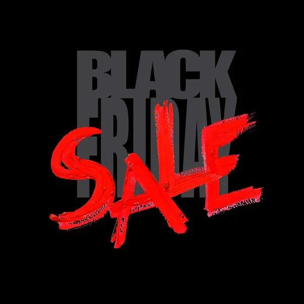 Karta prodeje Black Friday — Stockový vektor