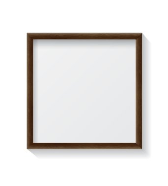 Dark Wood Blank Picture Frame