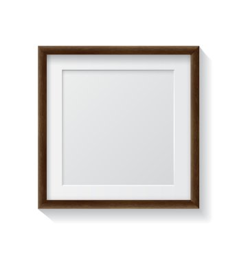 Dark Wood Blank Picture Frame