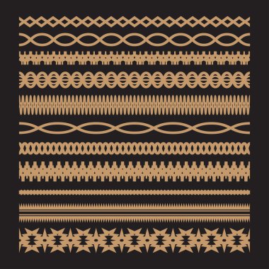 vintage kenarlık kümesi.