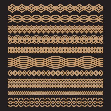 vintage kenarlık kümesi.