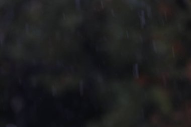 Ön manzara yağmurlu gün dokusu arka planı. Bulanık arkaplan 