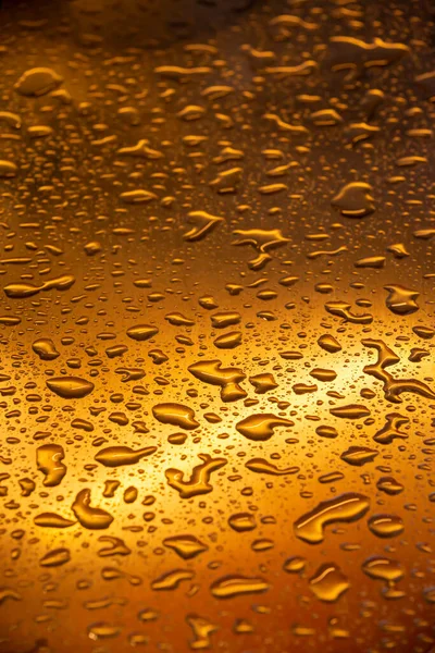 Close Rain Drops Texture Background — Stock Photo, Image