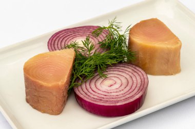 Geleneksel Türk mezesi - Lakerda. 