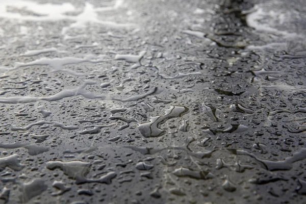 Zbliżenie Deszcz Krople Tekstury Tło — Zdjęcie stockowe
