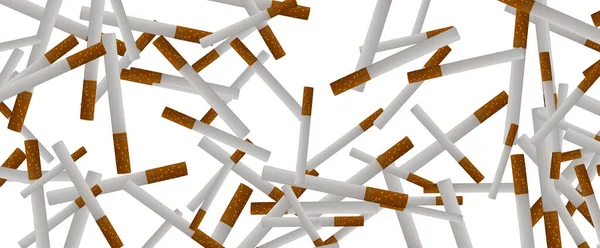 Close Roken Sigaretten Textuur Achtergrond — Stockfoto